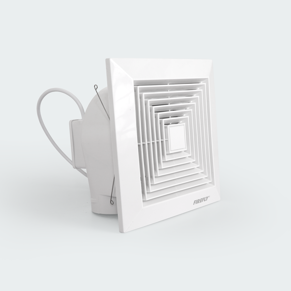 Firefly Ceiling Mounted Exhaust Fan Slim Radial Grille