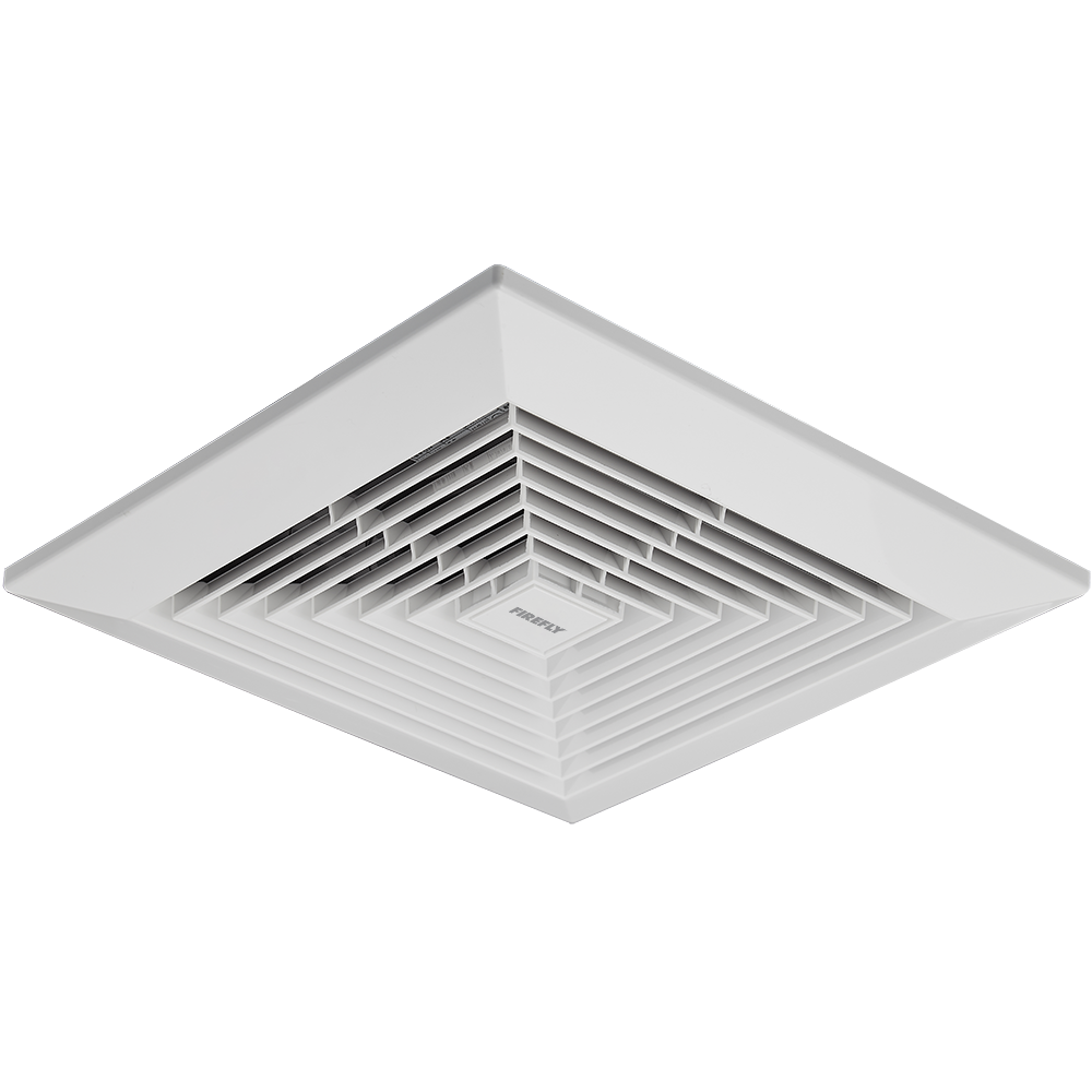 Firefly Ceiling Mounted Exhaust Fan Slim Radial Grille