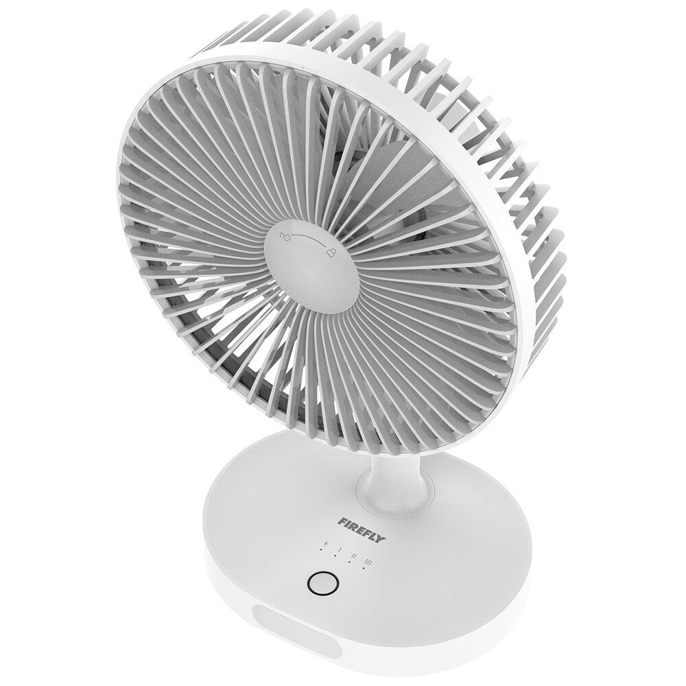 Firefly Rechargeable 6" Fan with Night Light