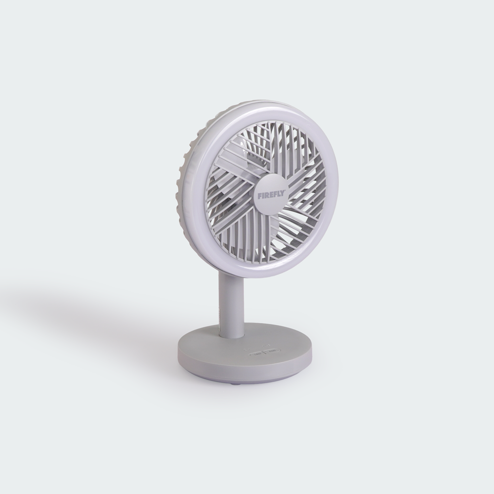 Firefly Rechargeable Mini Fan with Ring Light