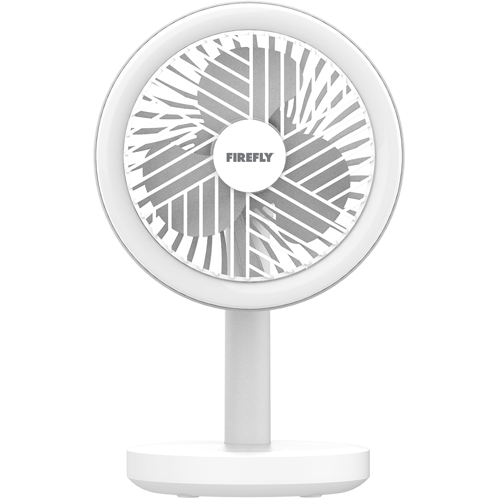 Firefly Rechargeable Mini Fan with Ring Light