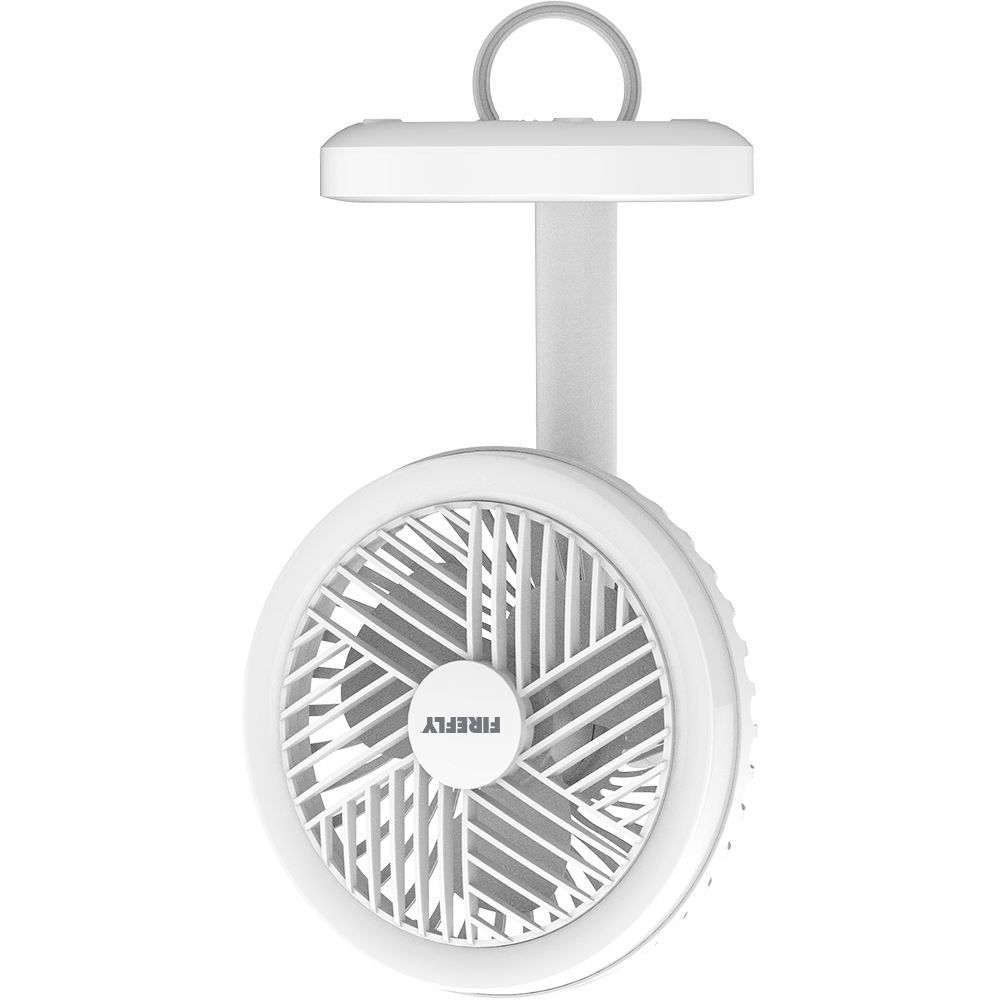 Firefly Rechargeable Mini Fan with Ring Light