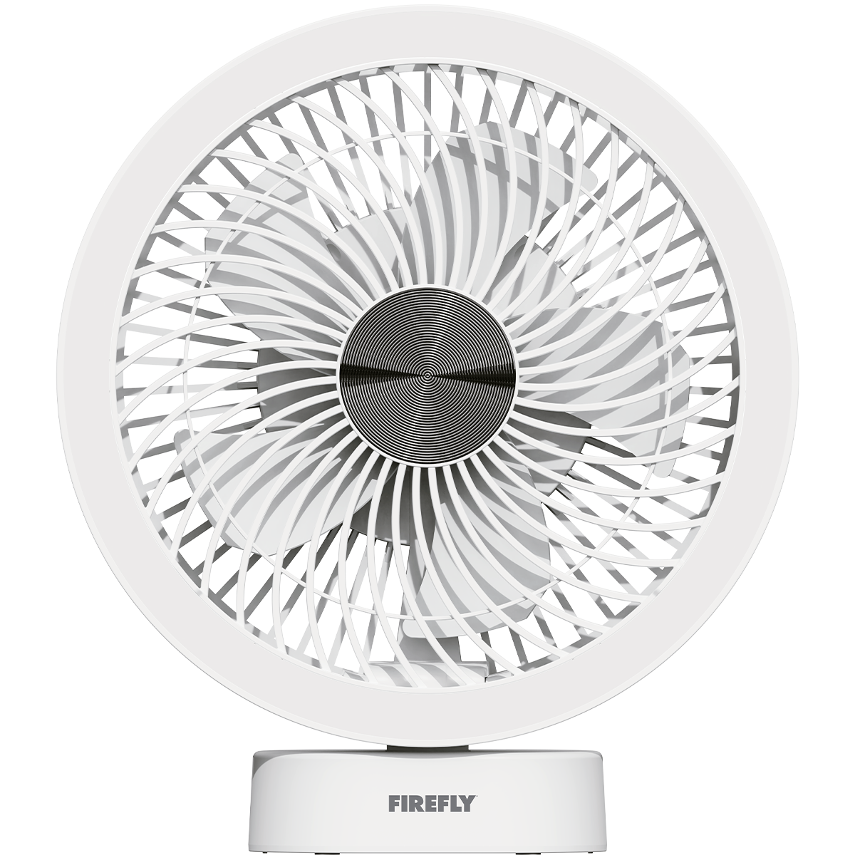 Firefly Rechargeable Mini Desk Fan with Ring Lamp