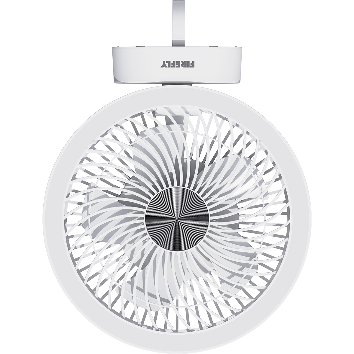 Firefly Rechargeable Mini Desk Fan with Ring Lamp