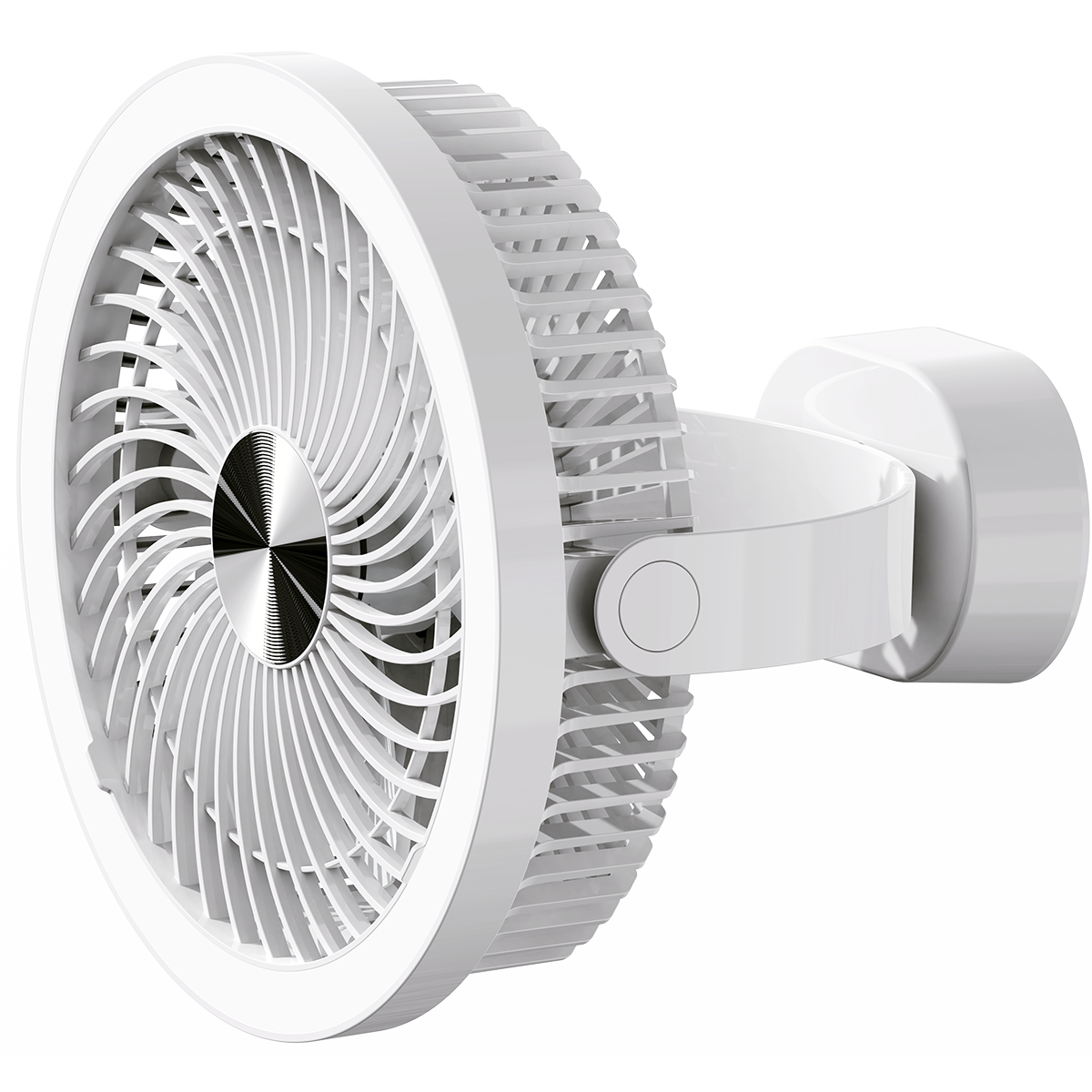Firefly Rechargeable Mini Desk Fan with Ring Lamp