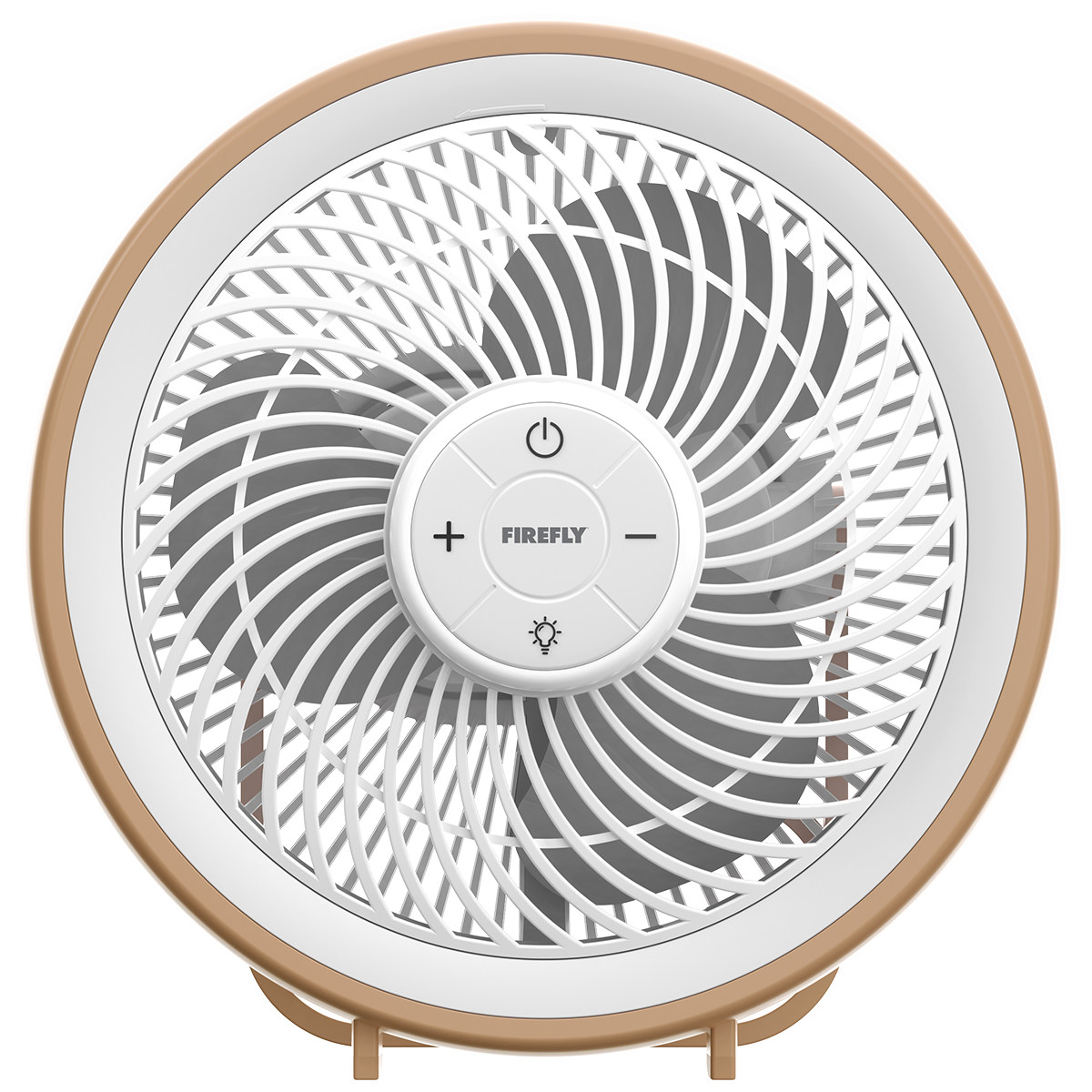Firefly Rechargeable Mini Desk Fan with Night Lamp and Hook
