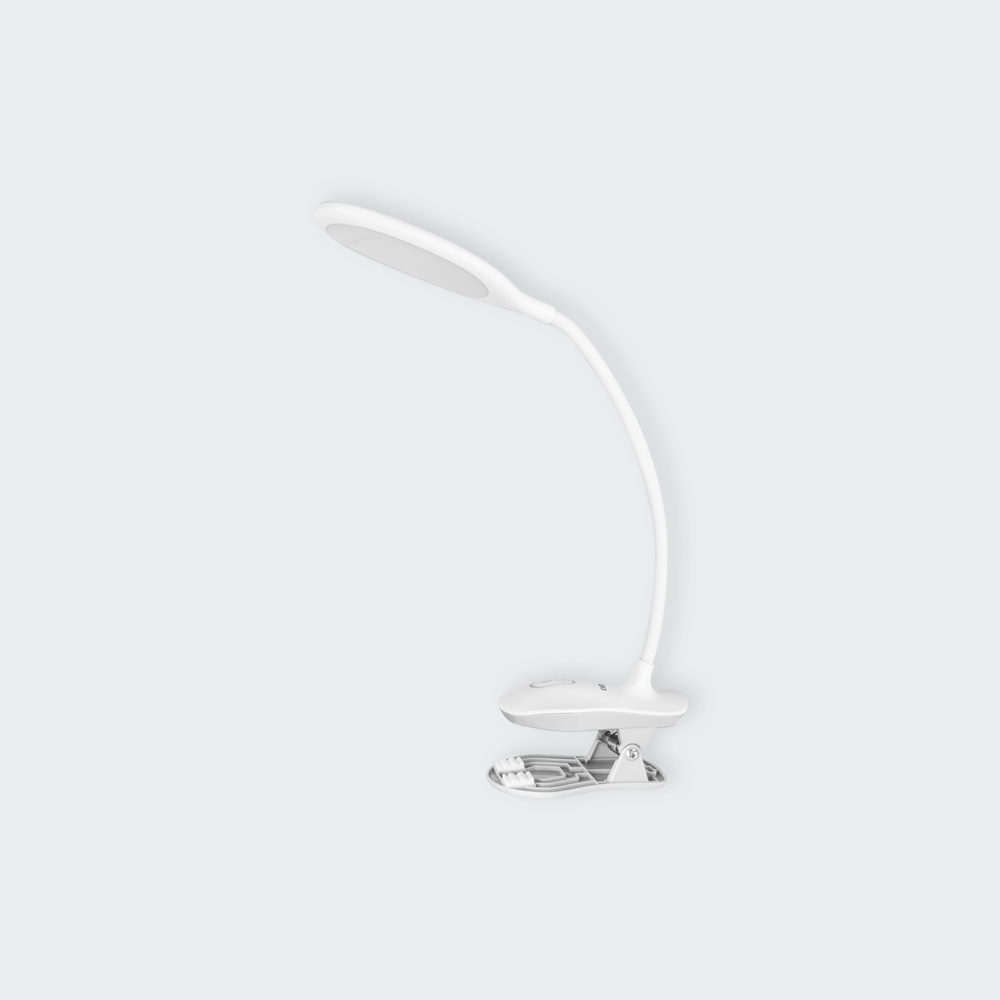 Firefly Rechargeable Tri-Color Clip-on Desk Lamp