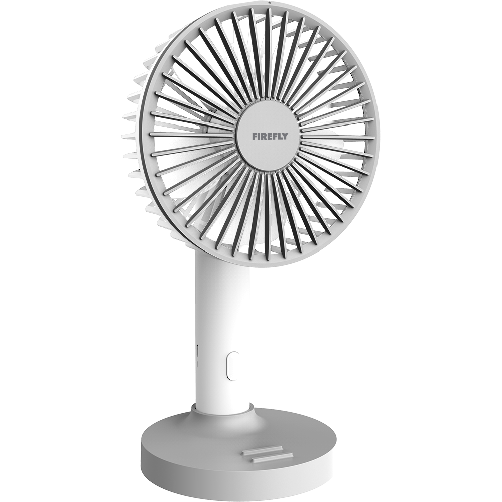 Firefly Portable Handy Stand Fan with Mobile Phone Holder