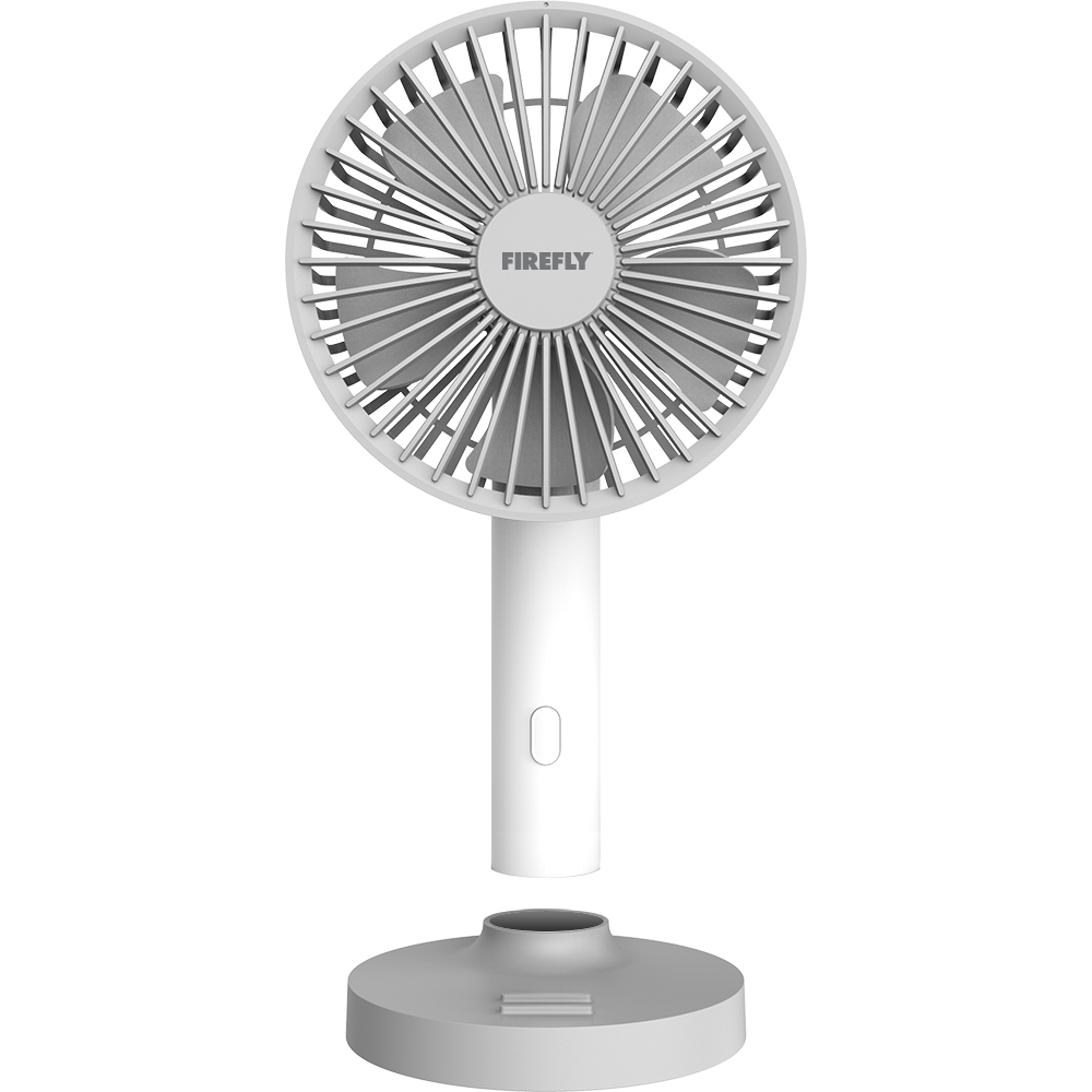 Firefly Portable Handy Stand Fan with Mobile Phone Holder