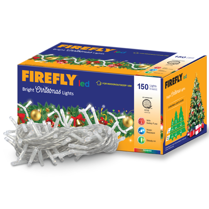 Firefly, Bright, Christmas, Lights, 150LED, 10, meters