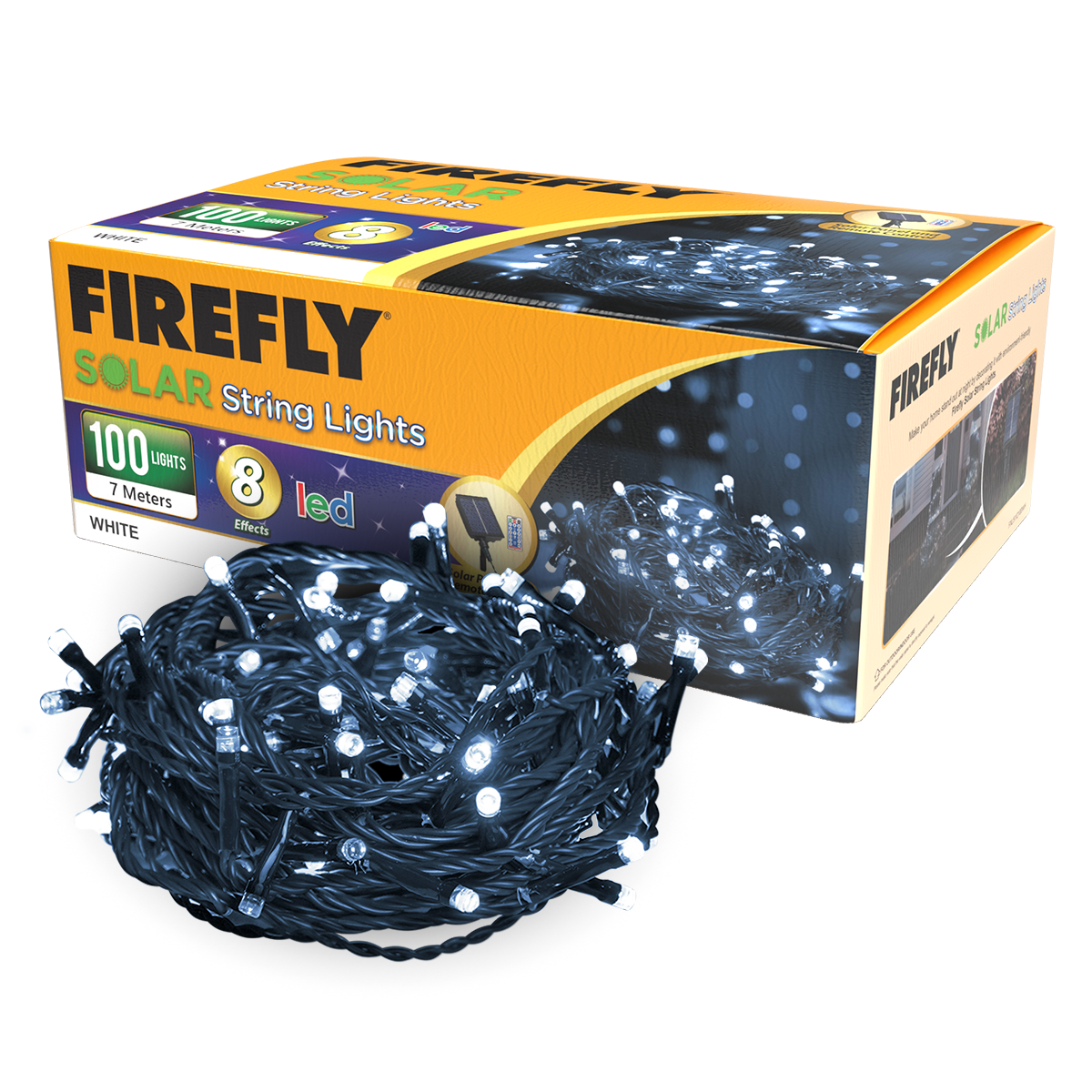 Firefly Christmas Solar String Lights