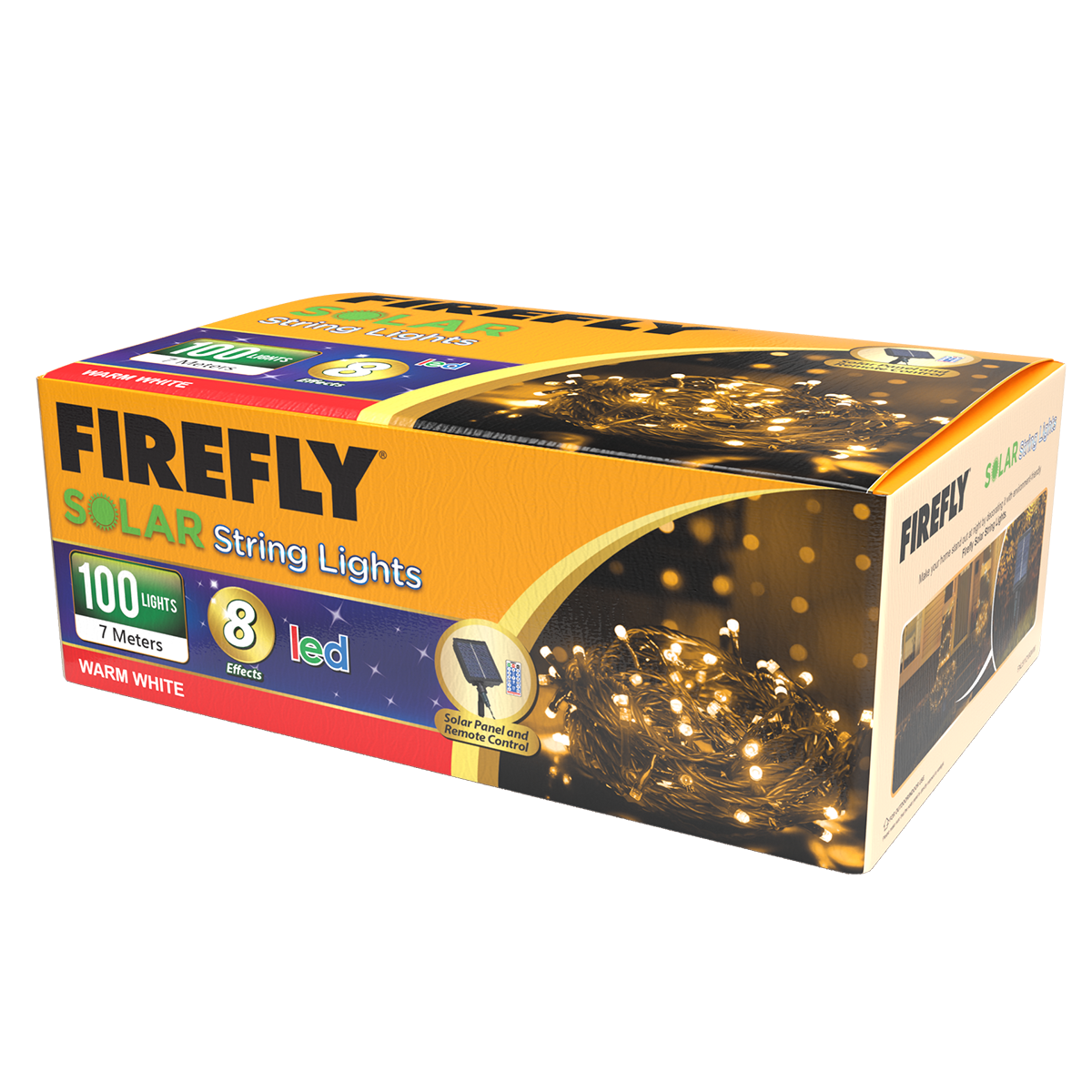 Firefly Christmas Solar String Lights