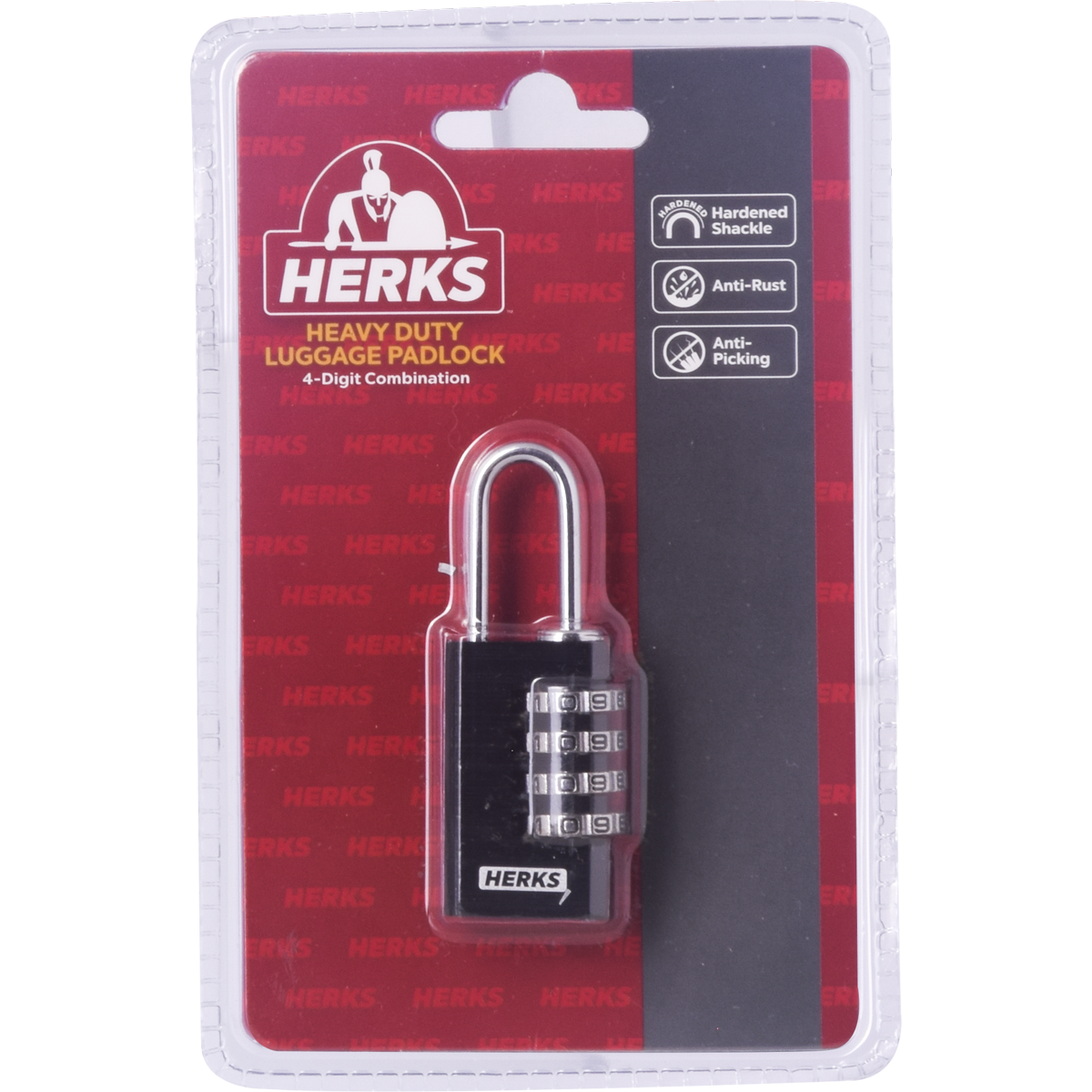 HERKS Combination Luggage Padlock