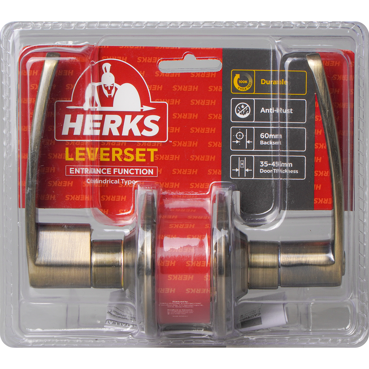 HERKS (Red Line) Cylindrical Leverset Entrance Function