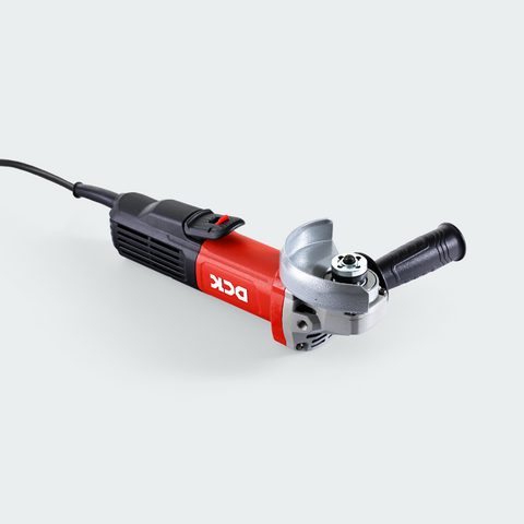 DCK Angle Grinder 4'' 1100W with slim body, auto stop carbon brush and M10