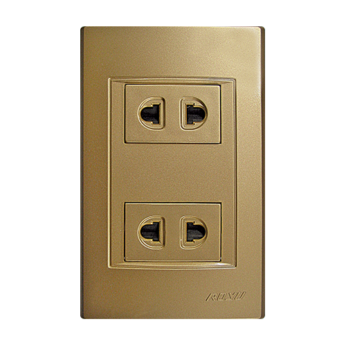 ROYU Modern Series 2-Gang Outlet