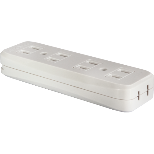 ROYU 4 + 1 Gang Surface Type Flat Pin Outlet