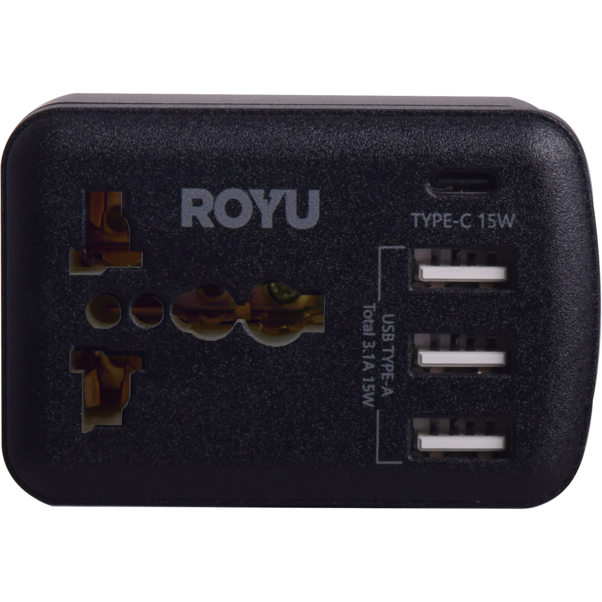 ROYU International Adapter w/ USB (3A+1C)
