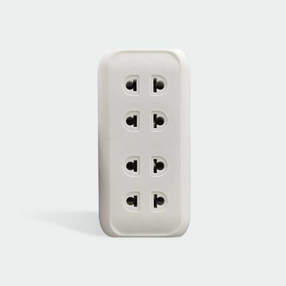 ROYU, 4, International, +, 2, Flat, Pin, Adapter