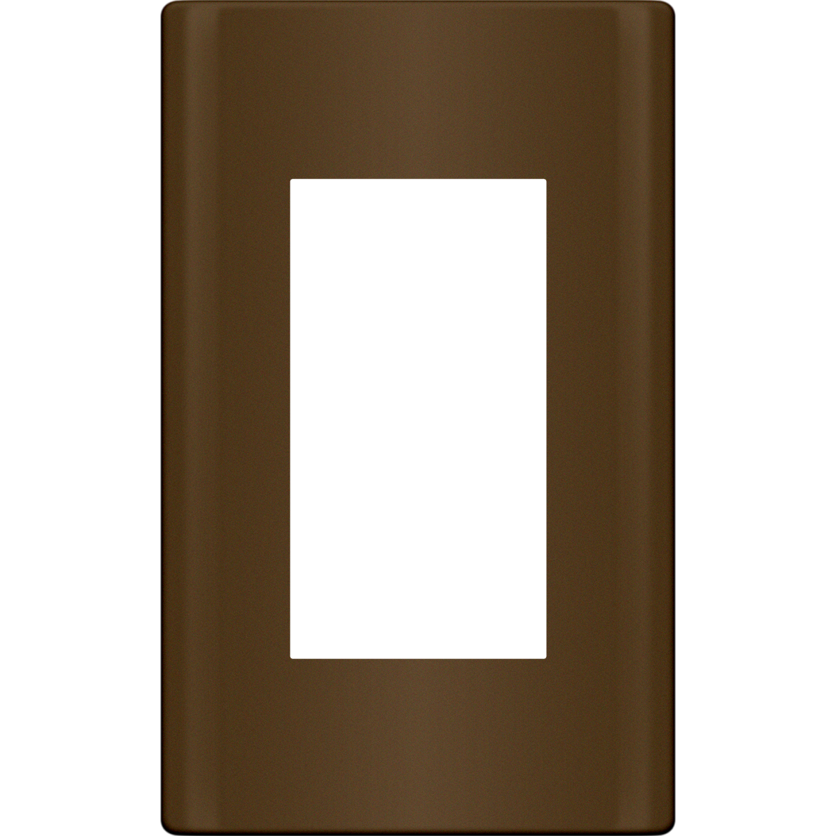 ROYU Plano 3 Gang Plate - Dark Wood