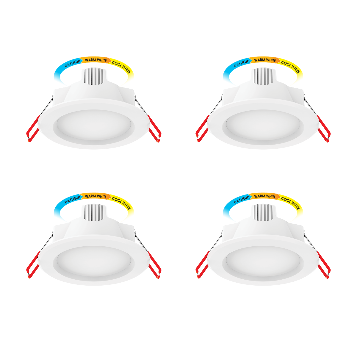 Firefly Basic Series 4-LED Integrated Downlight Value Pack