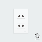 ROYU Wide Series Universal Outlet Set