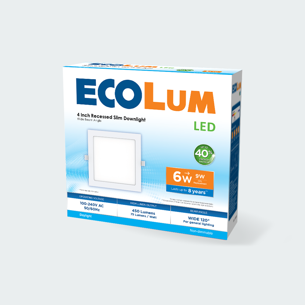 Ecolum LED Recessed Slim Downlights