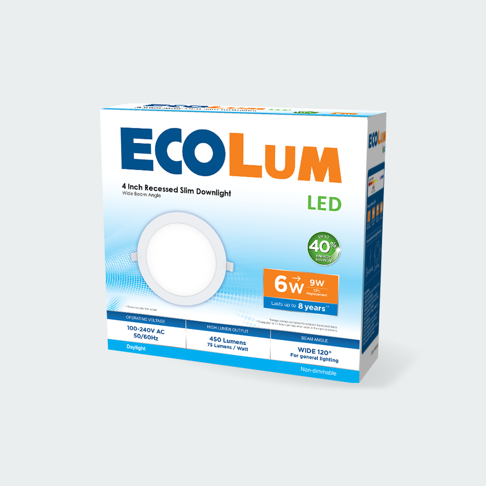 Ecolum LED Recessed Slim Downlights