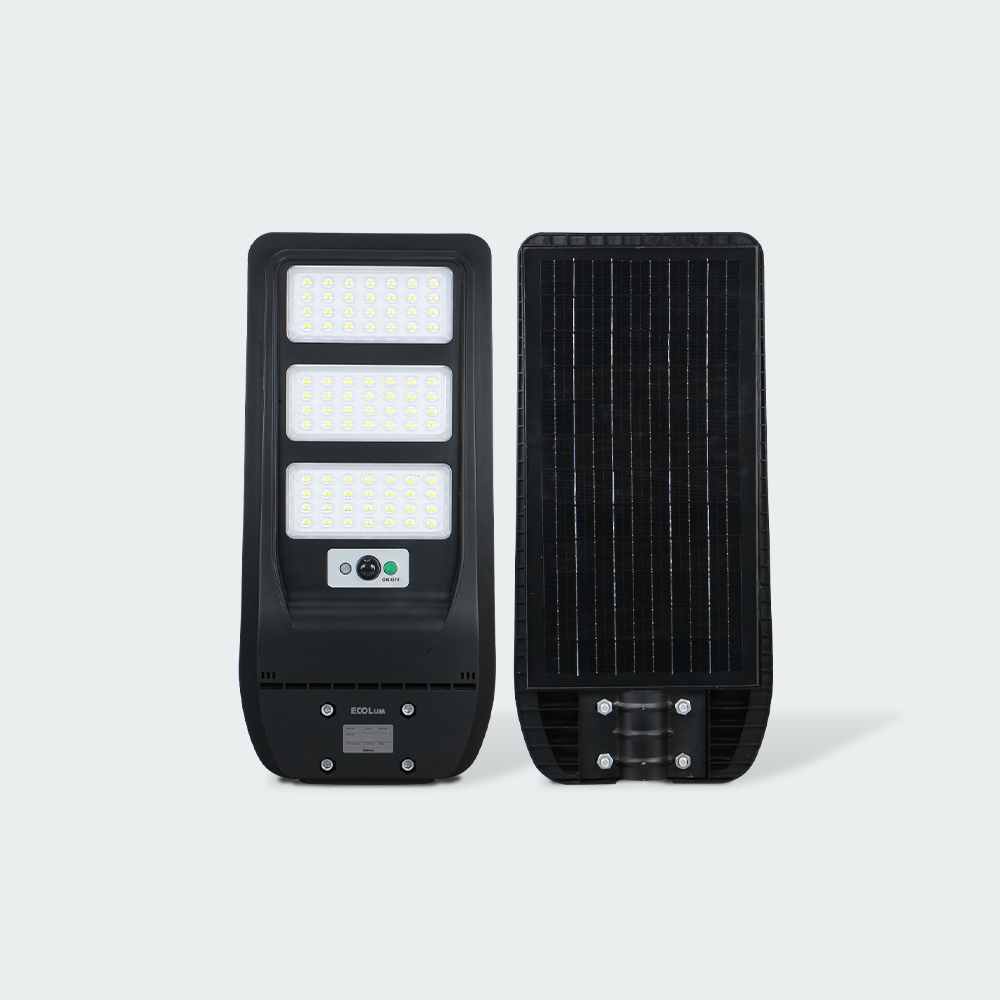 Ecolum Integrated Solar LED Streetlights w/ Microwave Sensor