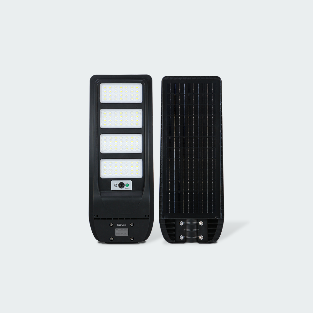 Ecolum Integrated Solar LED Streetlights w/ Microwave Sensor