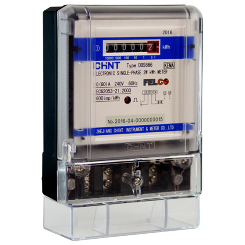 CHINT Single Phase Electronic Watt-Hour Meter (Class 1)