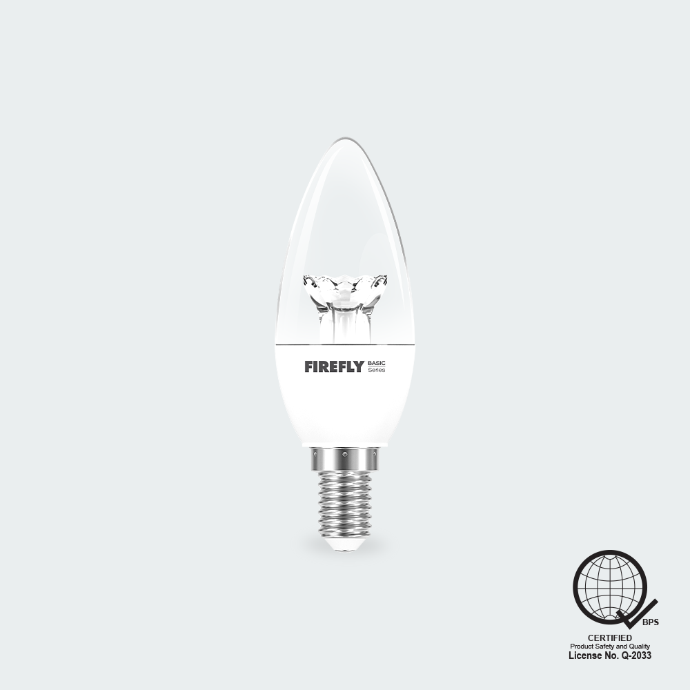 Firefly LED Candle Bulb (Clear)