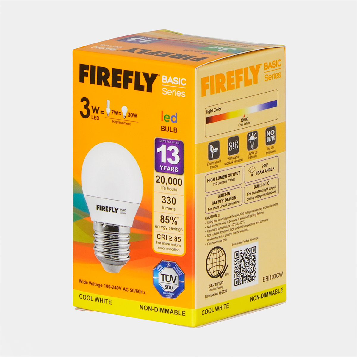 Firefly Basic Series LED Bulbs e27