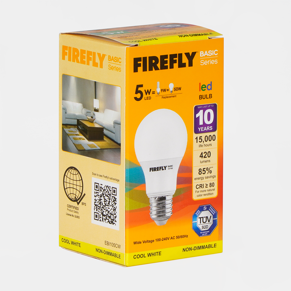 Firefly Basic Series LED Bulbs e27