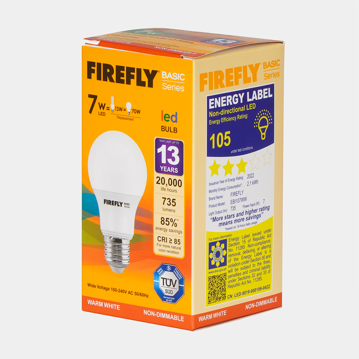 Firefly Basic Series LED Bulbs e27