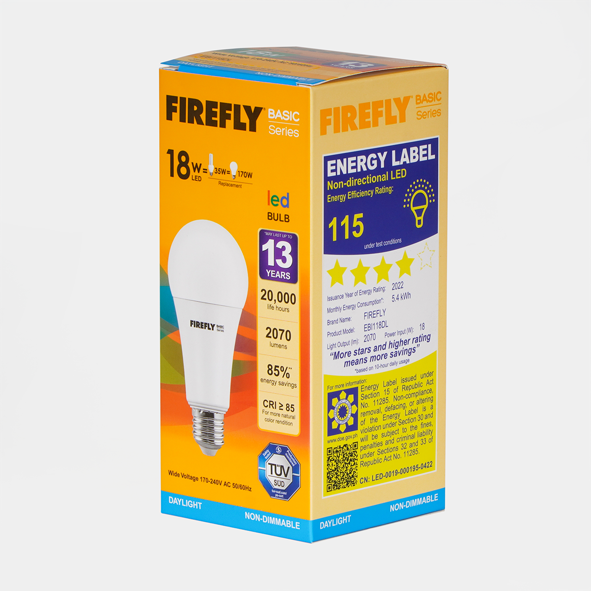 Firefly Basic Series LED Bulbs e27