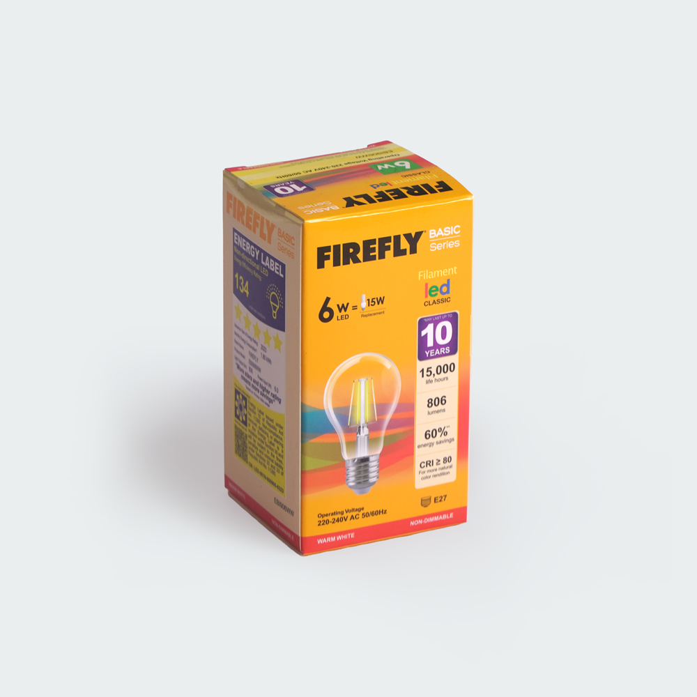 Firefly Basic Series LED Vintage Regular Bulb