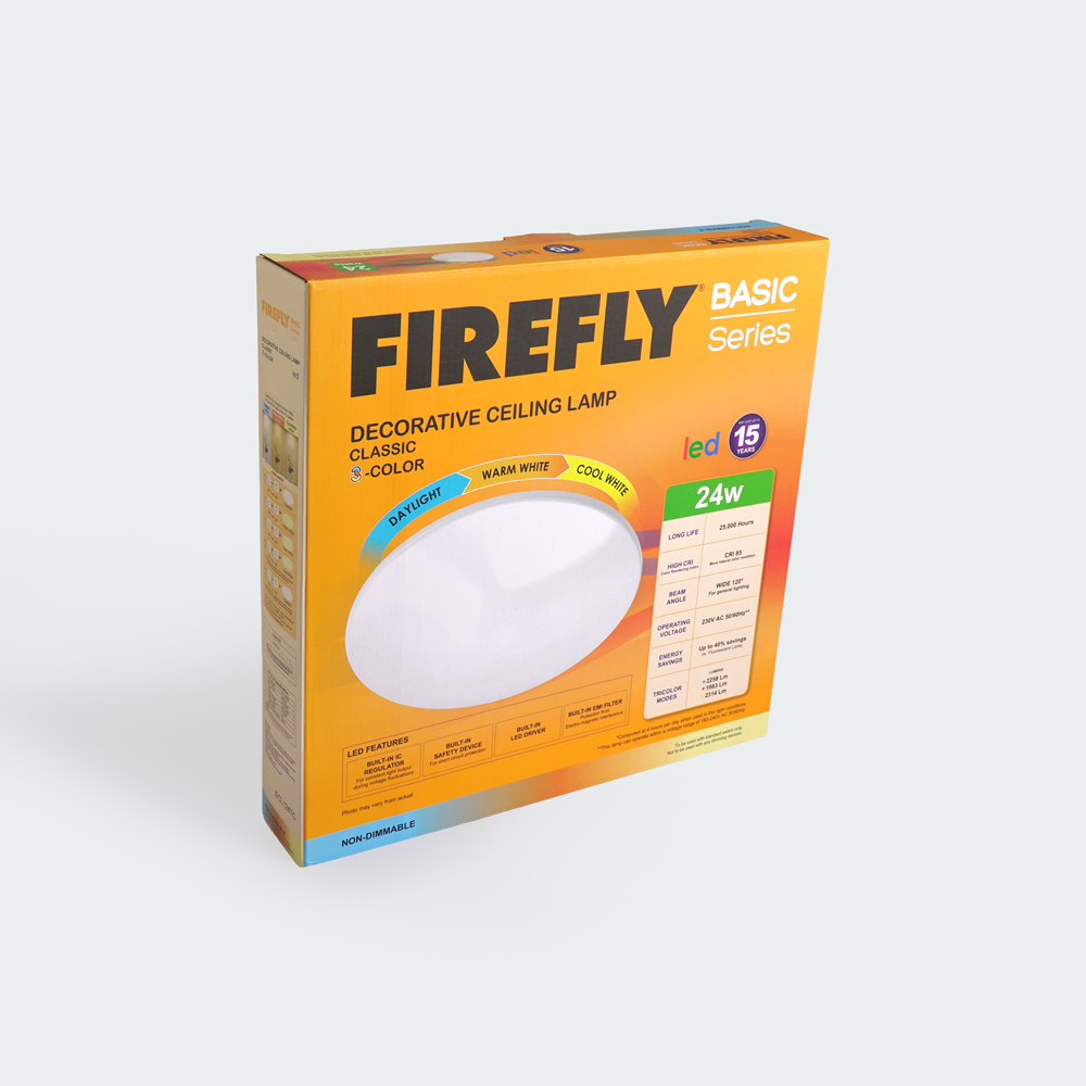 Firefly Basic Decorative LED Ceiling Lamp - Tri-Color
