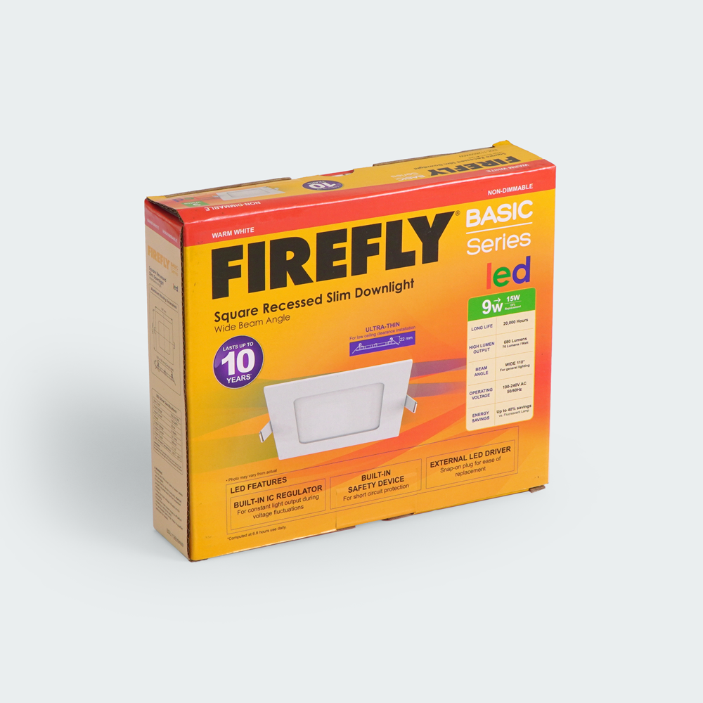 Firefly Basic LED Square Slim Downlights