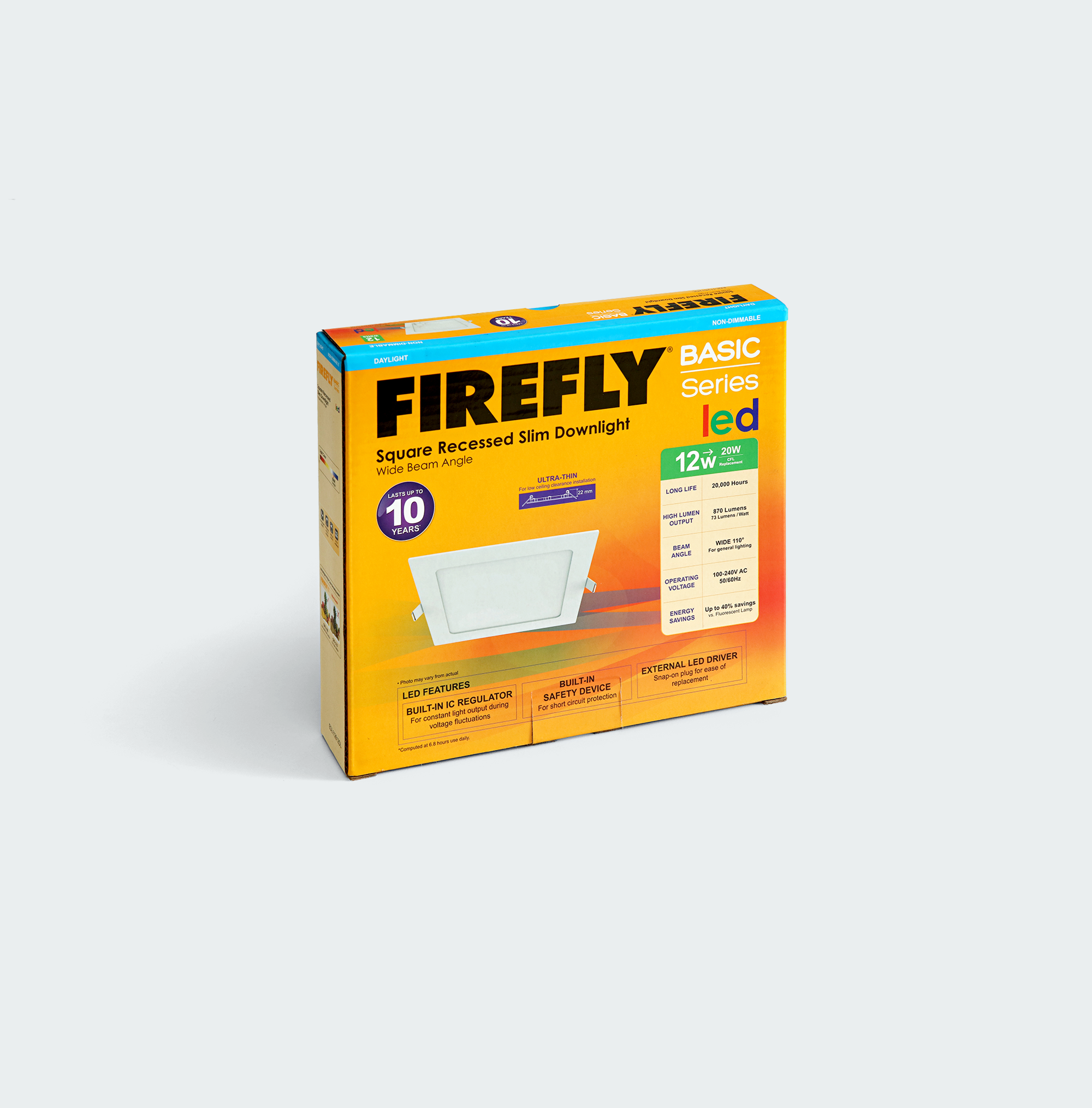 Firefly Basic Series LED Recessed Slim Downlights