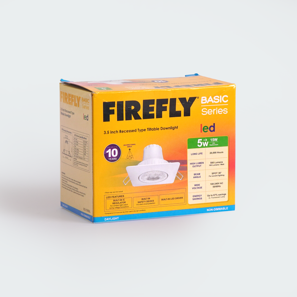 Firefly Basic Series LED Polycarbonate Tiltable Downlights