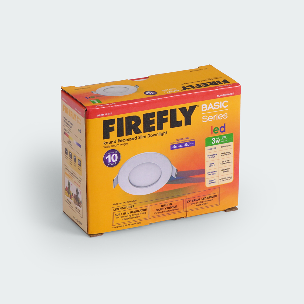 Firefly Basic Series LED Recessed Slim Downlights