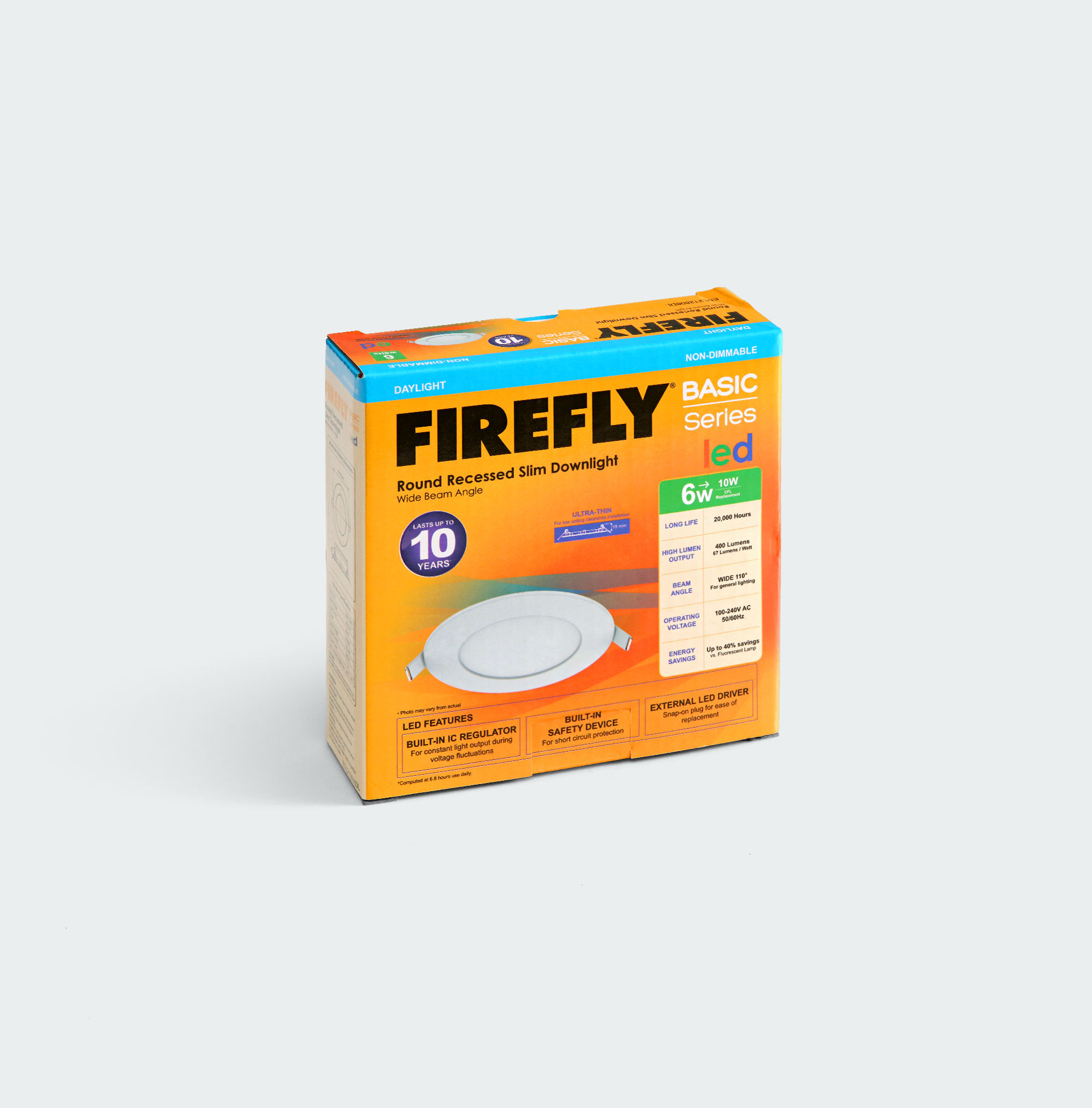 Firefly Basic Series LED Recessed Slim Downlights