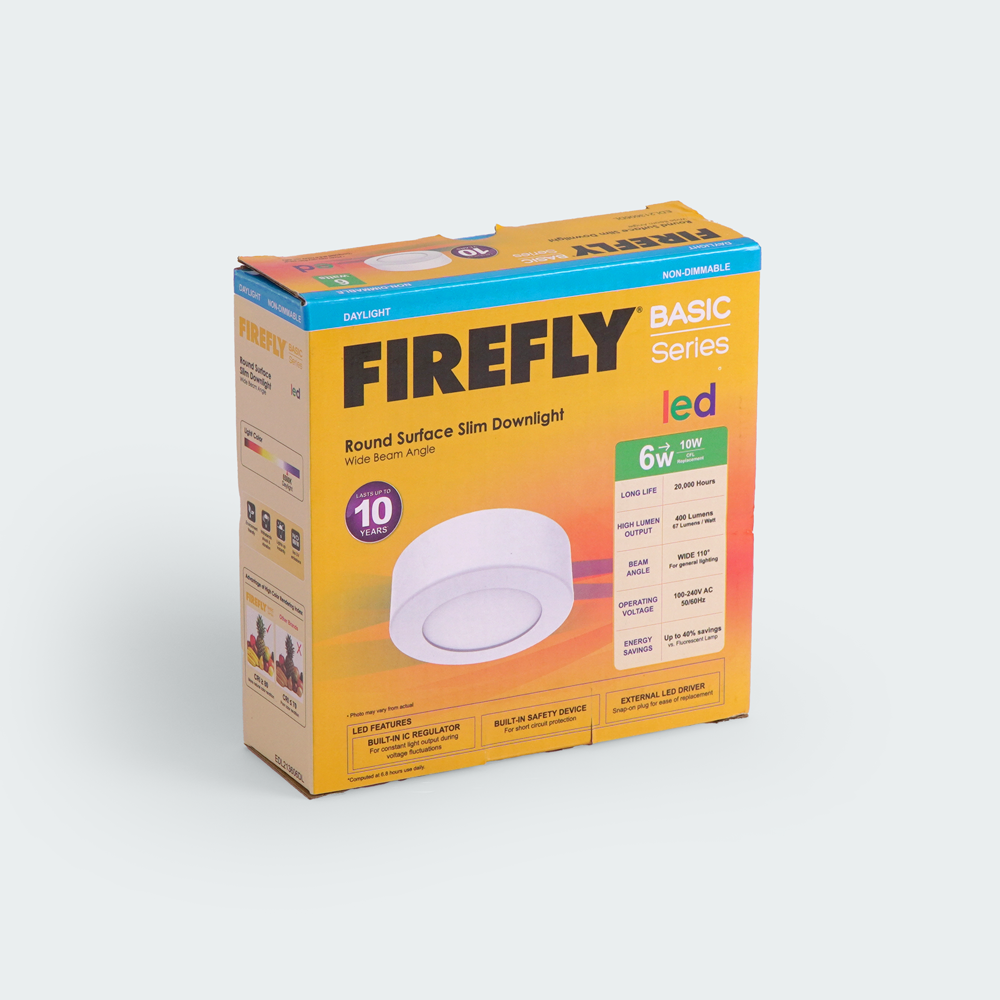 Firefly Basic Series LED Surface Slim Downlights