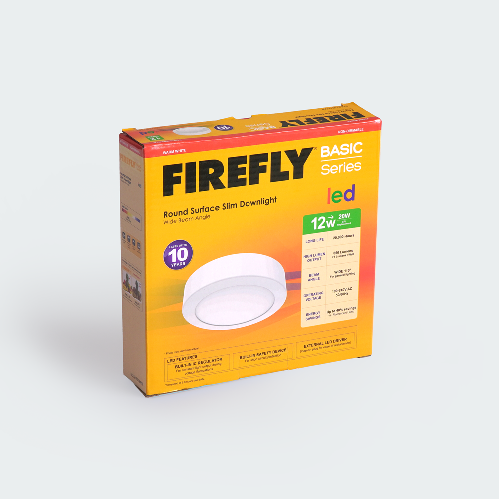 Firefly Basic Series LED Surface Slim Downlights