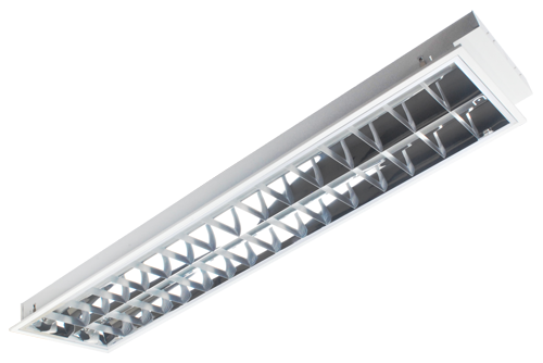 Ecolum Louver Type Luminaire with Aluminum Reflector