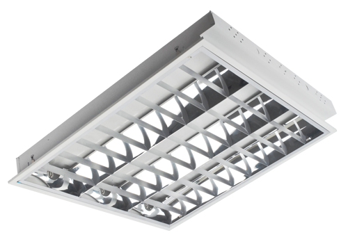 Ecolum Louver Type Luminaire with Aluminum Reflector