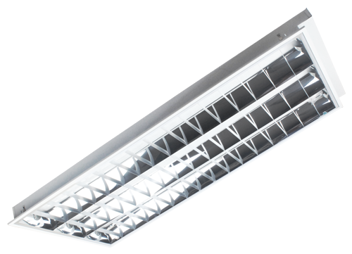 Ecolum Louver Type Luminaire with Aluminum Reflector