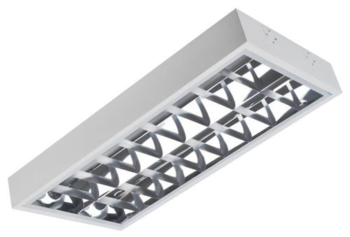 Ecolum Louver Type Luminaire with Aluminum Reflector