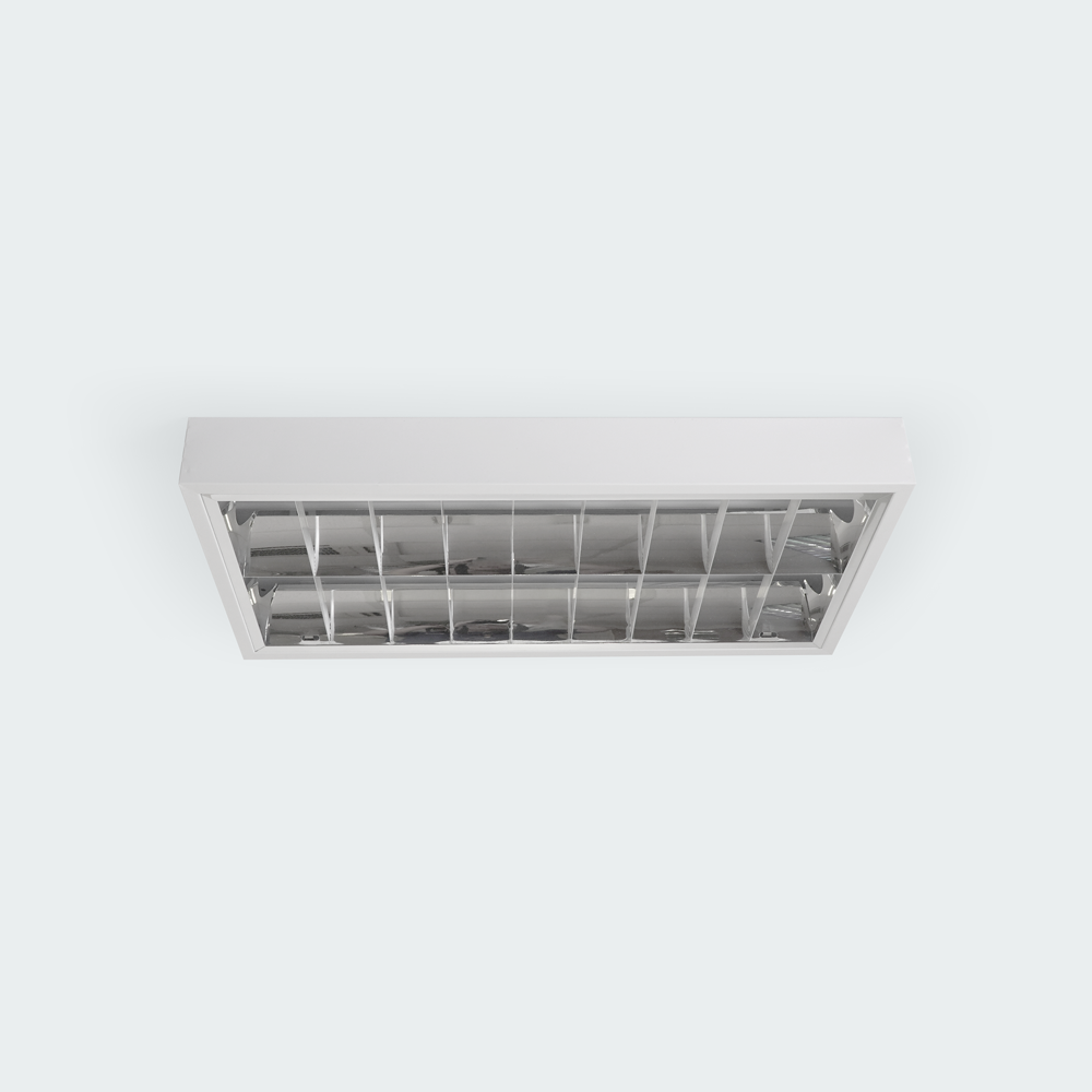 Ecolum Louver Type Luminaire with Aluminum Reflector